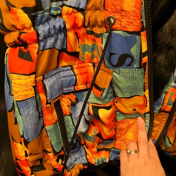 Removable hood faux fur jacket - Picture 4 of 4